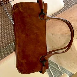 Authentic suede chain collection Gucci bag